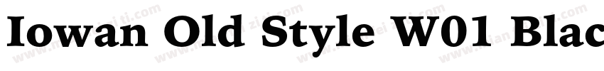 Iowan Old Style W01 Black字体转换